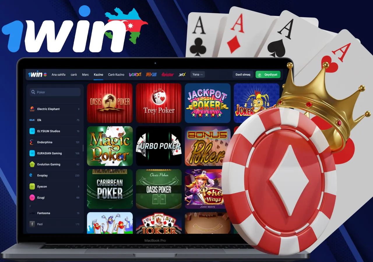 Bir çox poker oyununu sınayın və ilk depozit bonusunuzu əldə edin